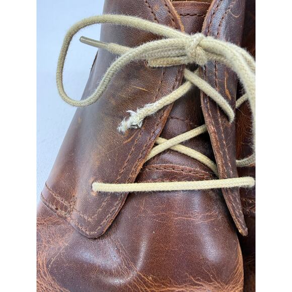J Shoes Monarch Leather Chukka Boots Brown Handcrafted Leather Sole Mens 8